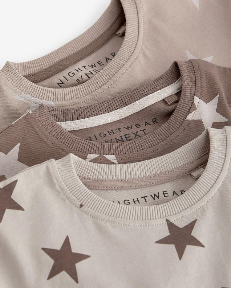 Stars Shirt & Shorts 3 Pack Set