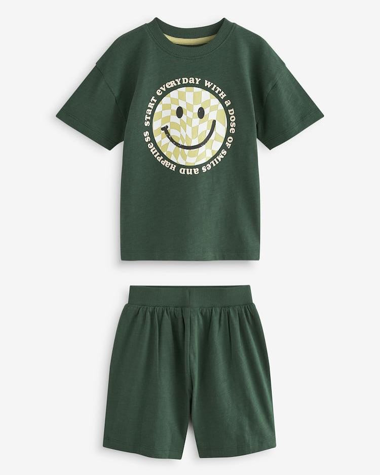 Smiley Shirt & Shorts 3 Pack Set