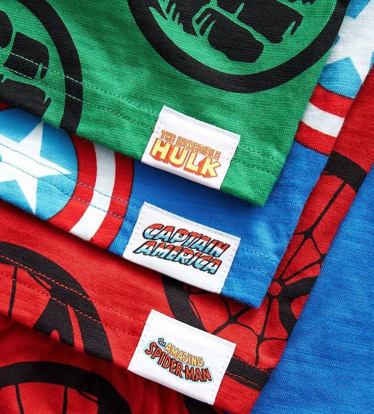 Marvel Shirt & Shorts 3 Pack Set