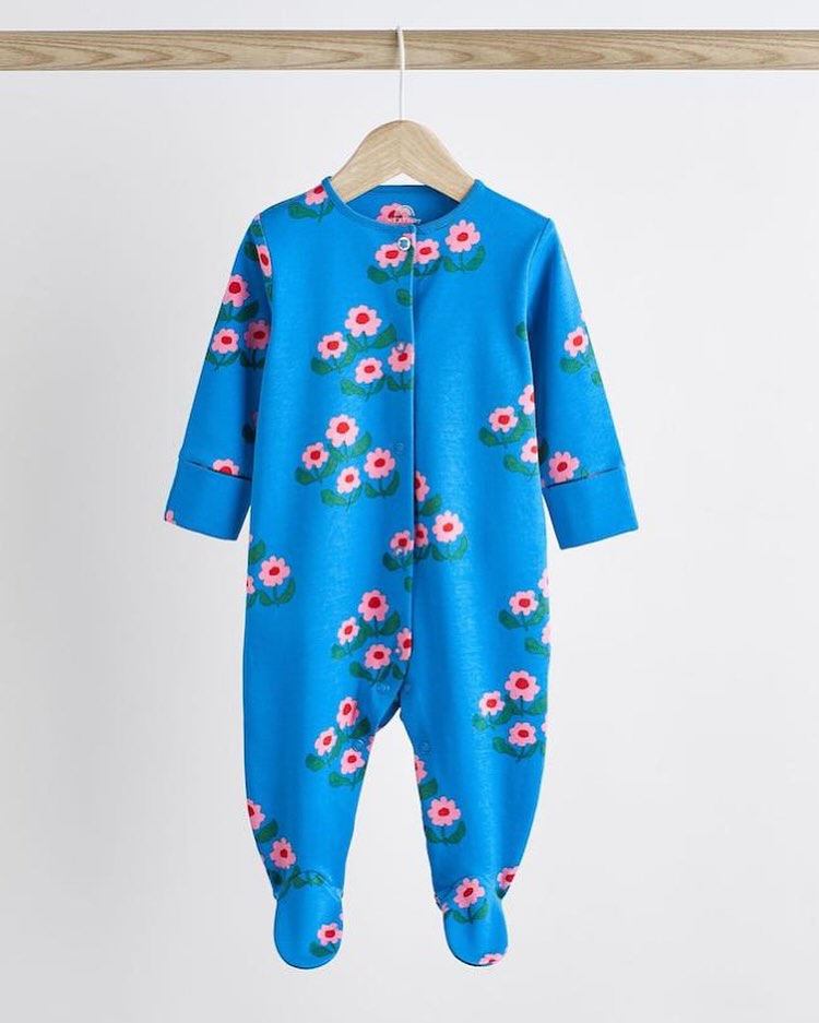 Multi Bright floral Sleepsuit 4 Pack