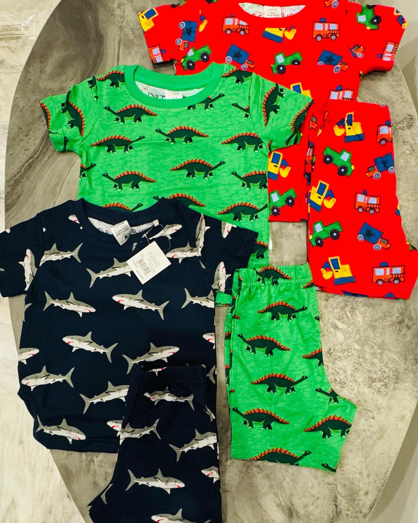 Multi Characters Shirt & Shorts 6 Pack Set