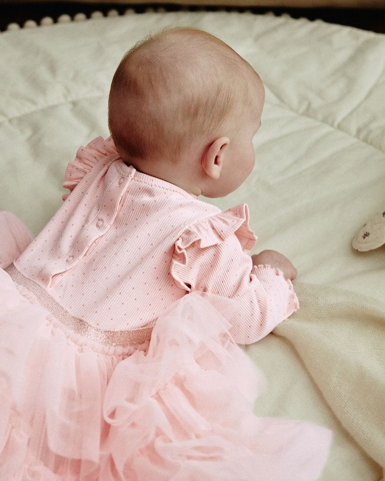 Pink Mesh Tutu Dress