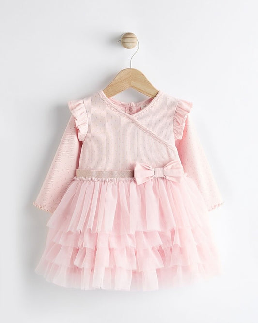 Pink Mesh Tutu Dress