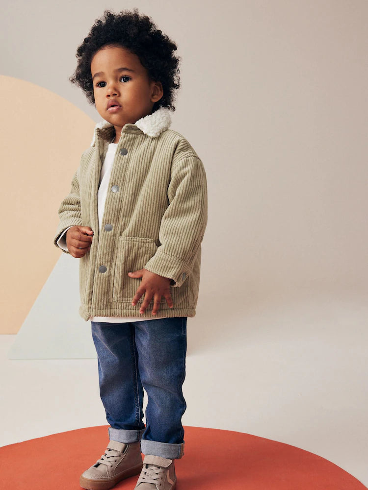 Stone Padded Corduroy Shacket