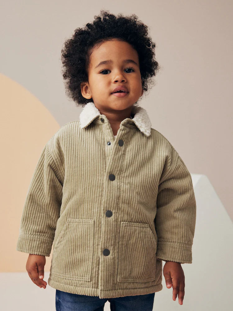 Stone Padded Corduroy Shacket