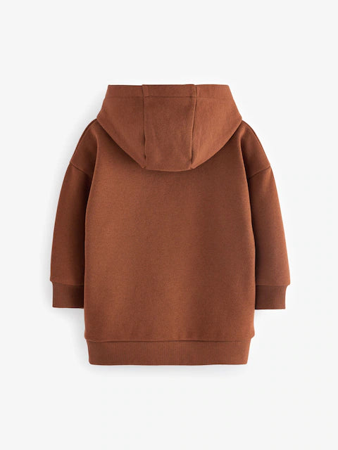 Rust Brown Dinosaur Hoodie