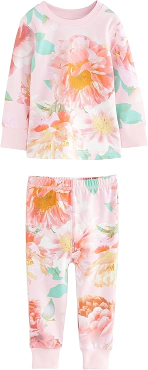 Blue/yellow Floral Pyjamas 3 Pack