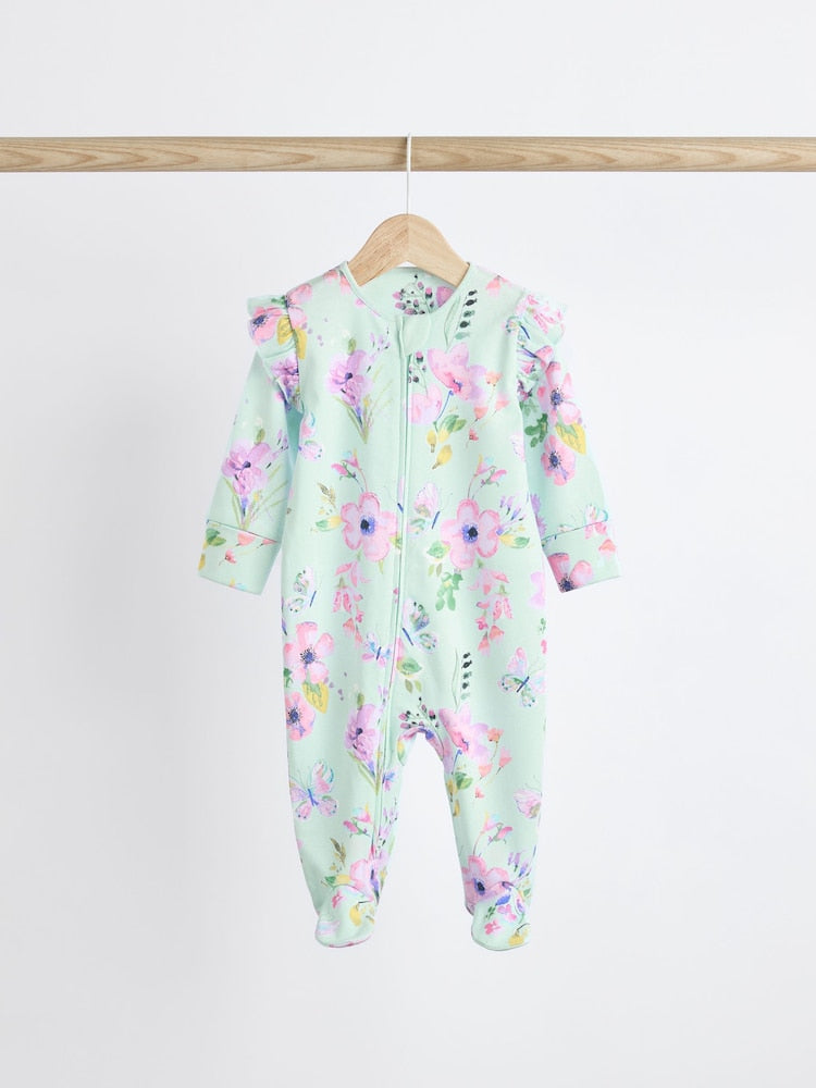 White Fairy Sleepsuit 3 Pack