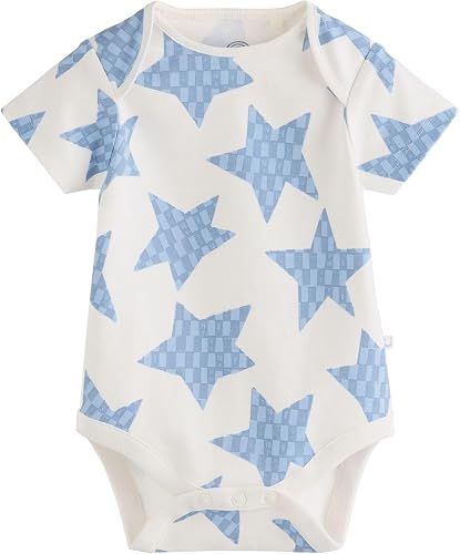 Blue Star Short Sleeves bodysuit 5 Pack