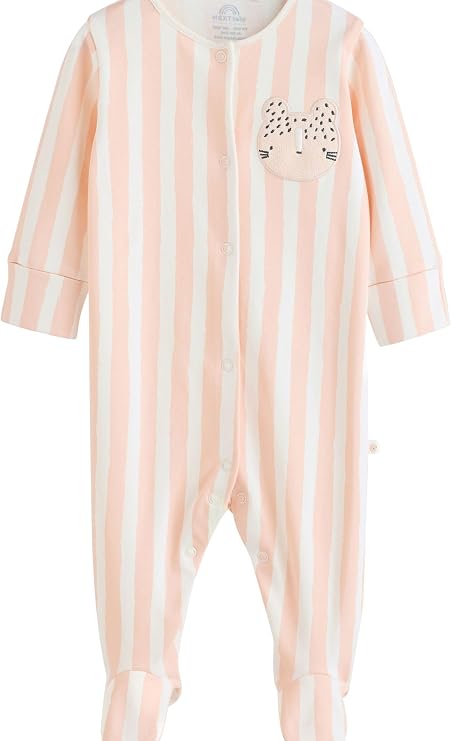 Multi Animal print sleepsuit 4 Pack