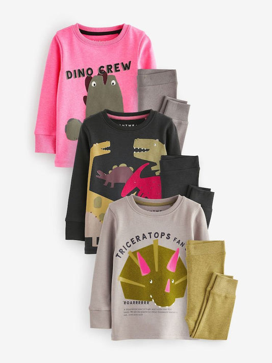 Green Croco Pyjamas 3 Pack