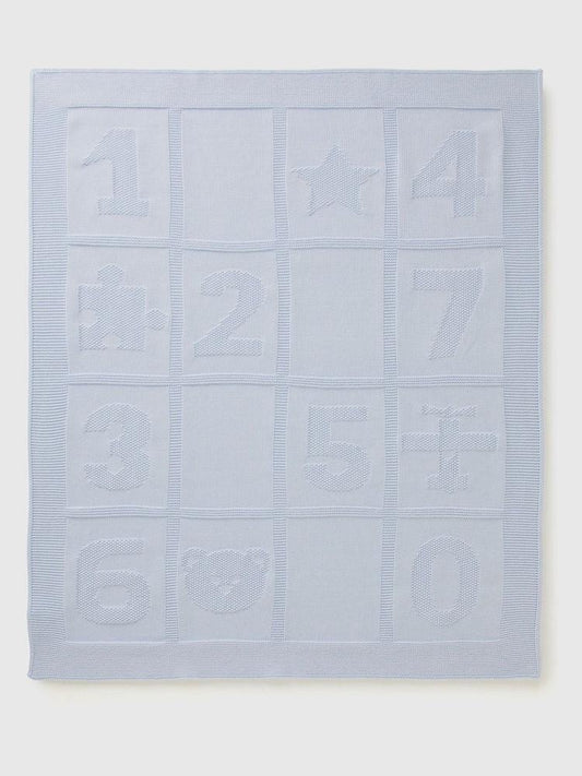 Blue Patchwork Blanket 80*70cm