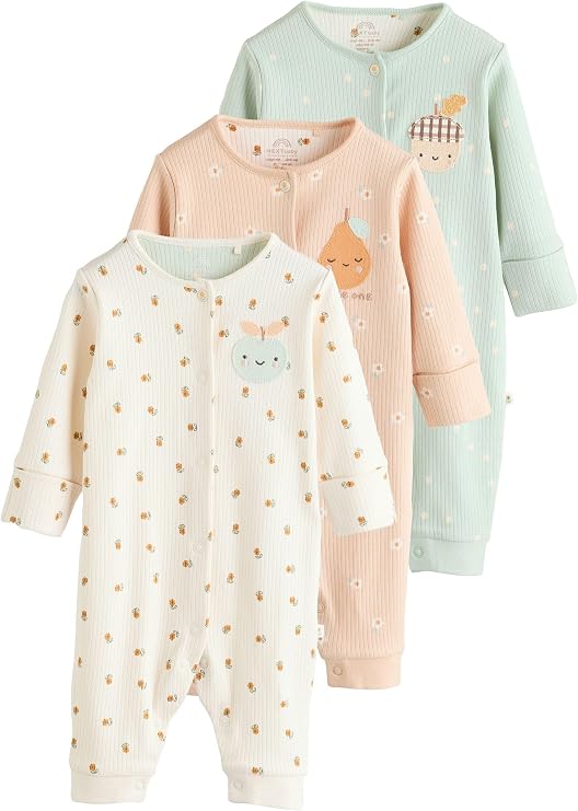 Floral Sleepsuit 3 Pack