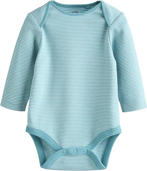 Multi Stripe long sleeves bodysuit 5 Pack