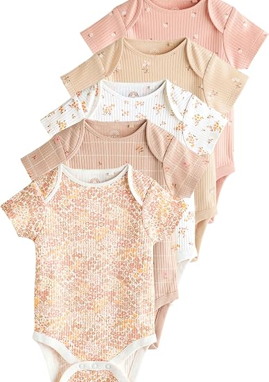 Floral Full sleeves bodysuit 5 Pack