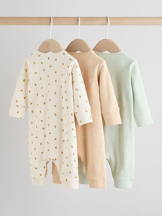 Floral Sleepsuit 3 Pack