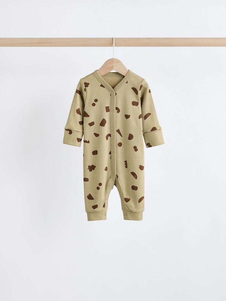 Multi Footless Sleepsuit 5 Pack