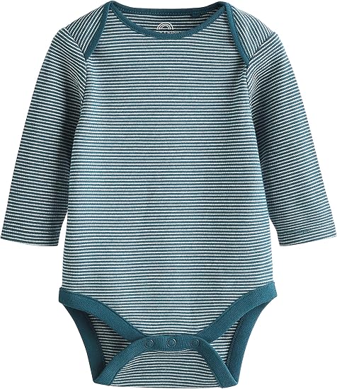 Multi Stripe long sleeves bodysuit 5 Pack