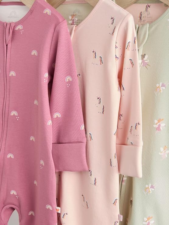 Unicorn Sleepsuit 3 Pack