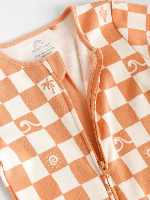 Minerals Baby Two Way Zip Sleepsuits 4 Pack