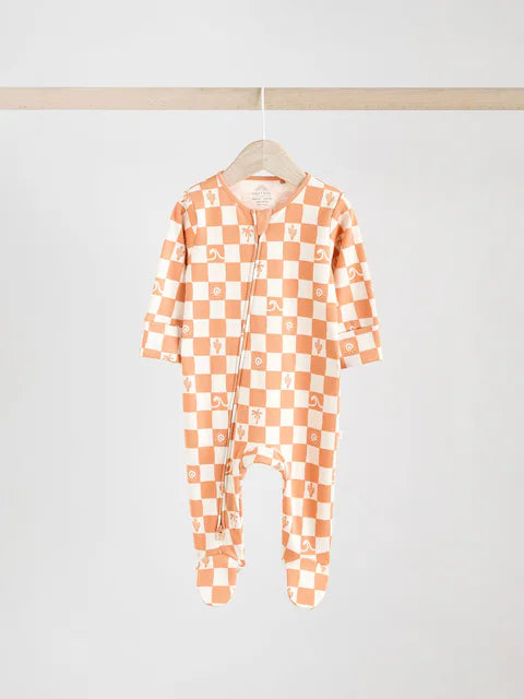 Minerals Baby Two Way Zip Sleepsuits 4 Pack