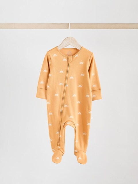 Minerals Baby Two Way Zip Sleepsuits 4 Pack