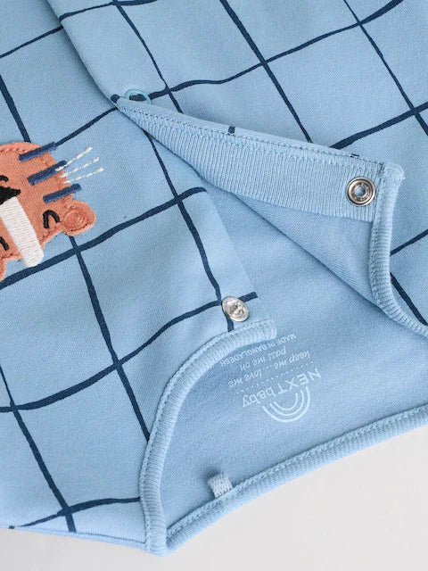 Navy Baby Sleepsuits 3 Pack