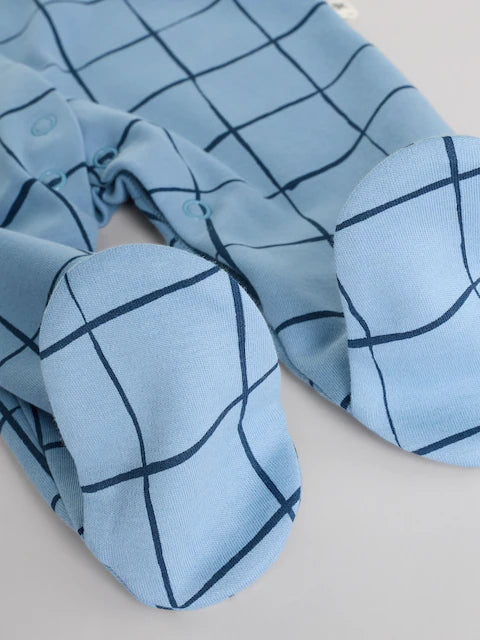 Navy Baby Sleepsuits 3 Pack