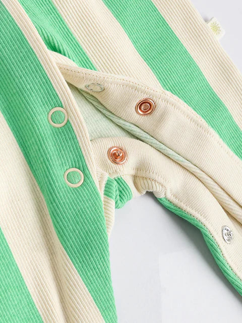 Green Baby Bright Pineapple Sleepsuits 3 Pack