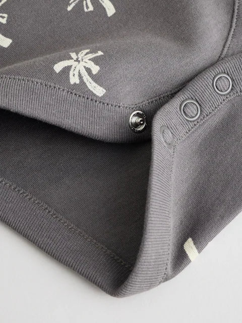 Monochrome/Cream Vest Bodysuits 5 Pack