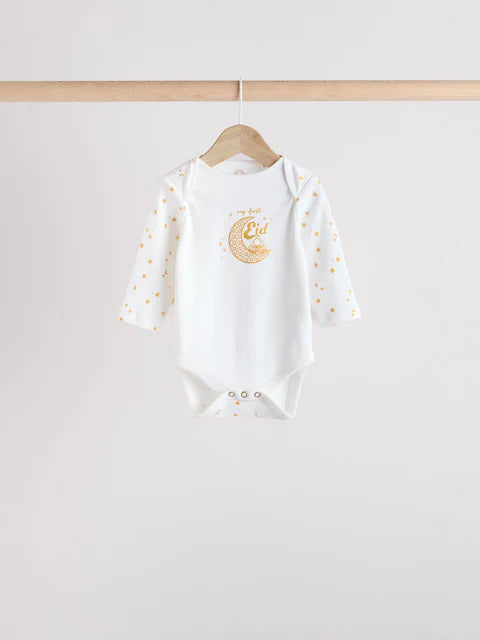 White My First Eid Baby 4 Piece Set
