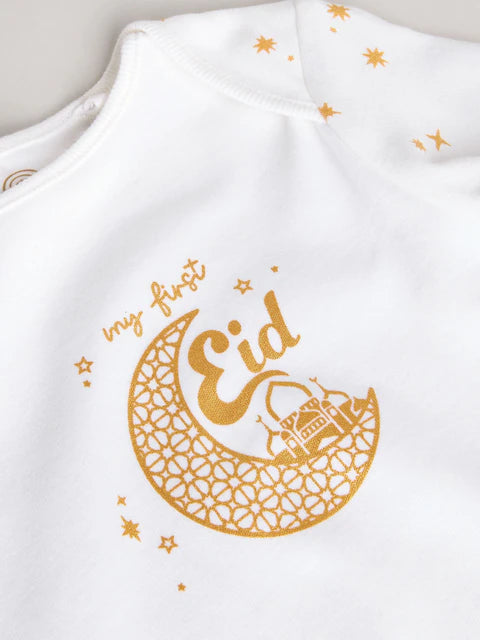 White My First Eid Baby 4 Piece Set