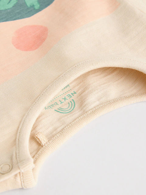 Minerals 100% Cotton Baby Rompers 4 Pack