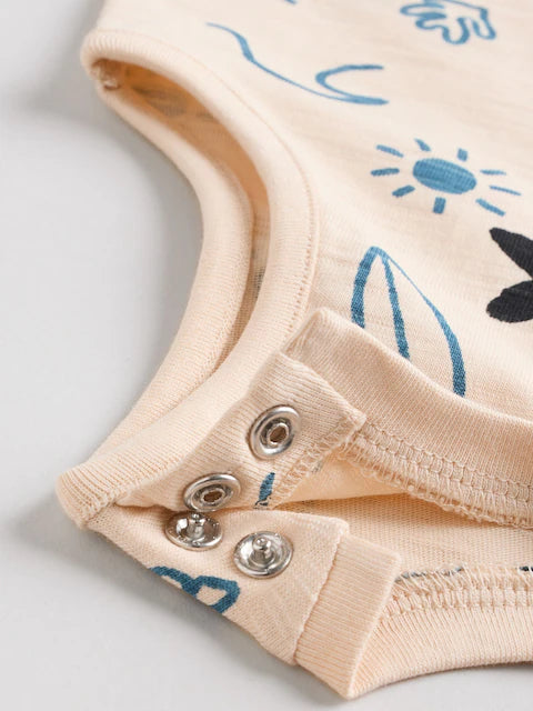 Blue Baby 100% Cotton Rompers 2 Pack