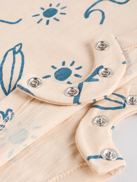 Blue Baby 100% Cotton Rompers 2 Pack