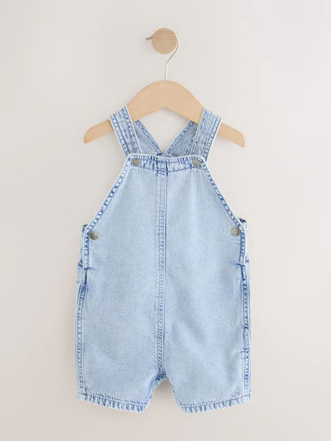 Light Blue Denim Slouch Dungarees