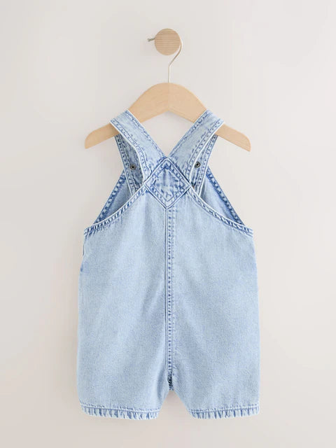 Light Blue Denim Slouch Dungarees
