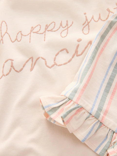 Pink Bunny Top and Shorts Set 3 Pack