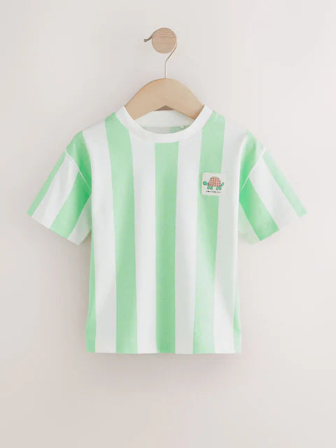 Multi Safari Animal Short Sleeve T-Shirts 4 Pack