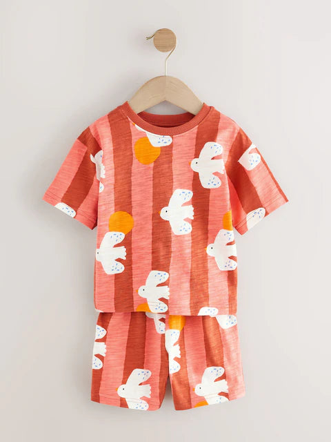 Multi Sea Creature Short Pyjamas 3 Pack
