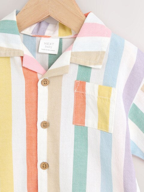Bright Stripe Baby Romper