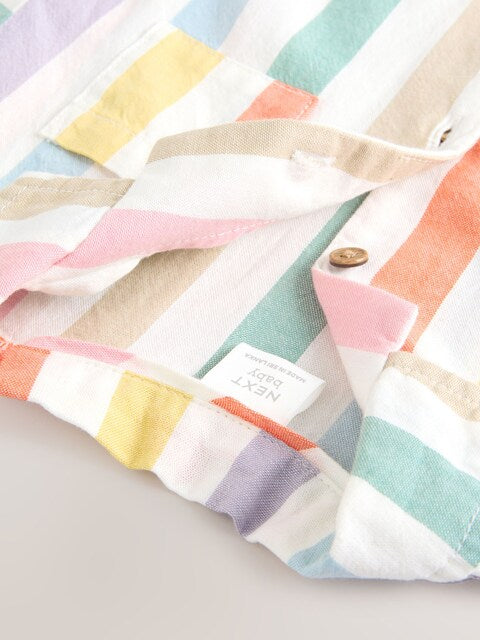 Bright Stripe Baby Romper