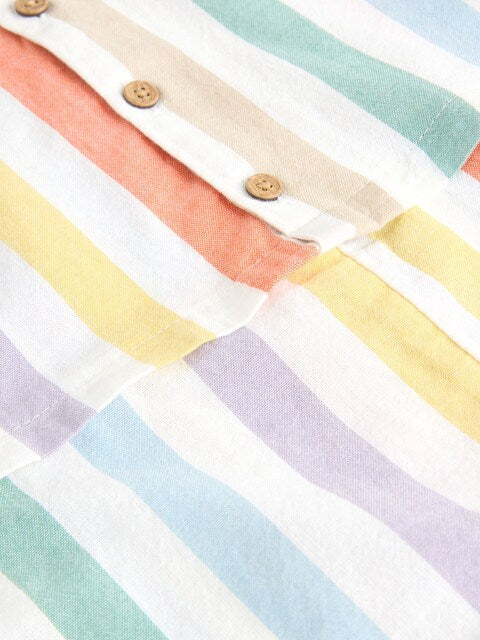 Bright Stripe Baby Romper