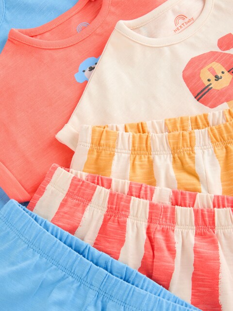 Bright Character Baby Tops and Shorts Set 6 Piece