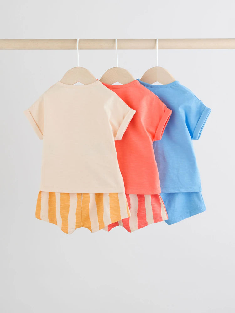 Bright Character Baby Tops and Shorts Set 6 Piece