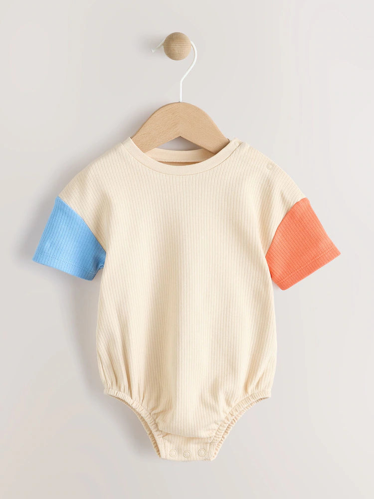 Denim Brights Baby Denim Dungaree and Bodysuit Set