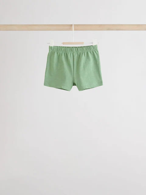Green Tiger Baby Tops and Shorts Set 6 Piece