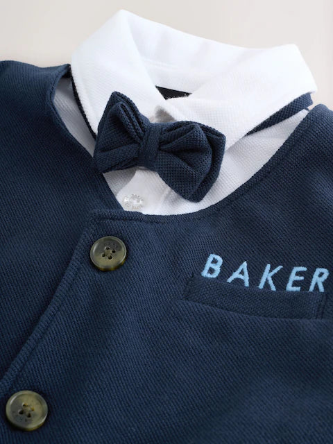 Baker by Ted Baker Smart Bow Tie Rompersuit