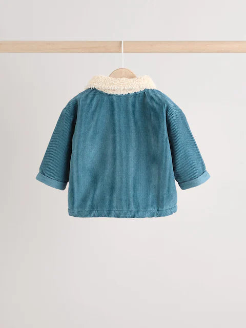 Teal Blue Baby Shirt And Trousers Set 3 Piece