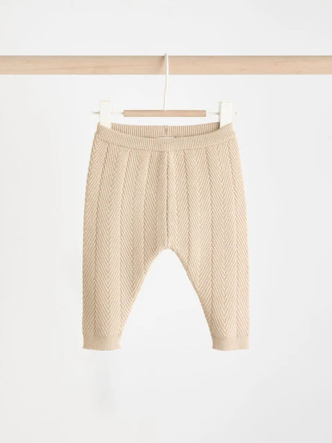 Neutral Baby Knitted Jumper and Leggings Set